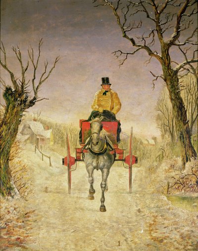 Mail Cart, Christmas by R.R. Ripley